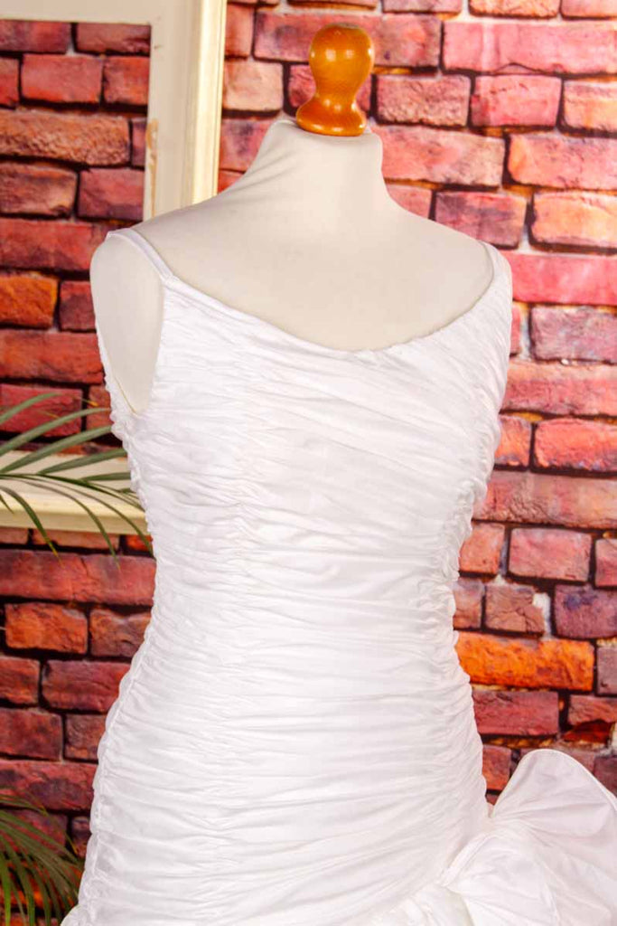 extravagantes Brautkleid weiß Mermaid