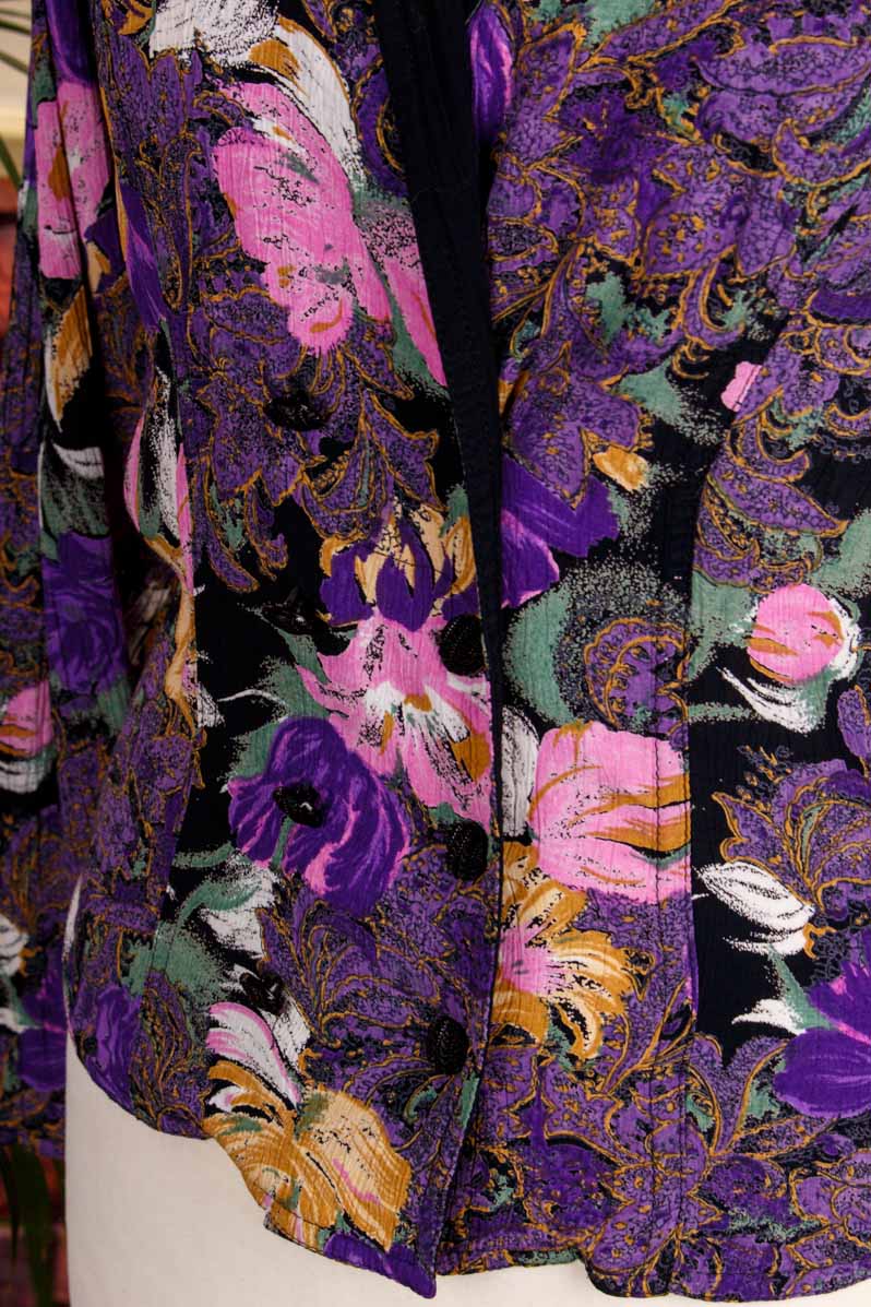 80er Bluse tailliert