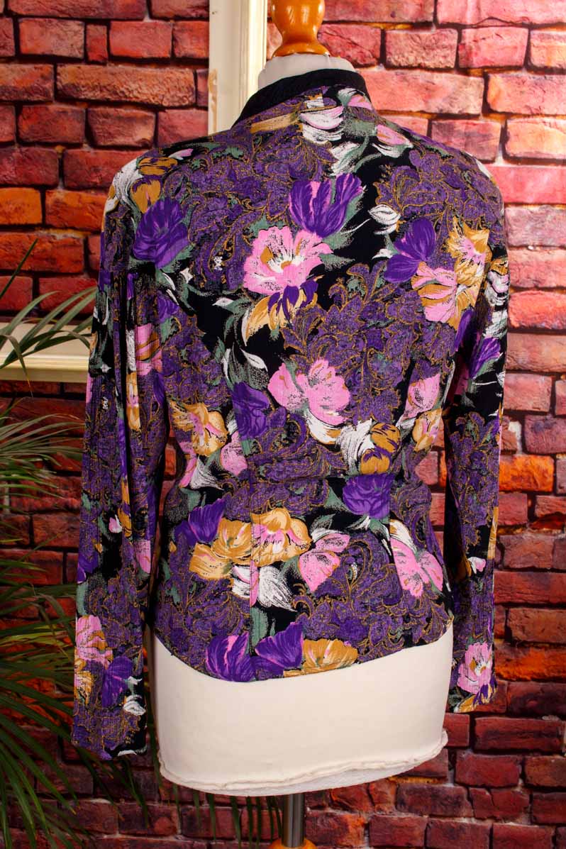 80er Bluse tailliert