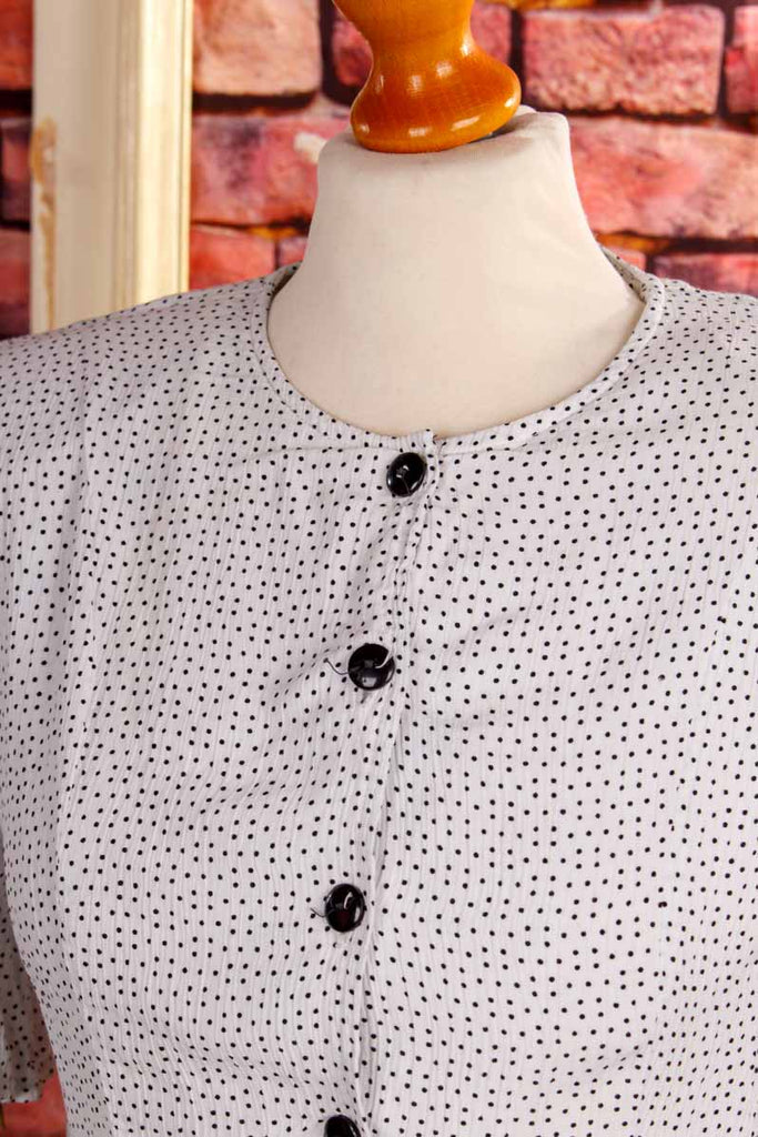 90er Bluse Schulterpolster