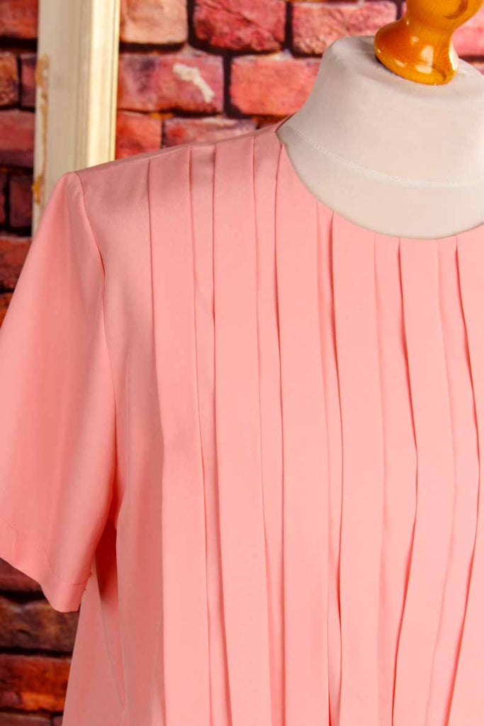 elegante Faltenbluse Seidenschimmer