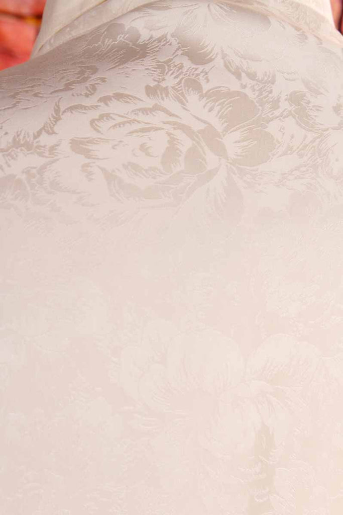 Luxus Seidenbluse cremeweiß