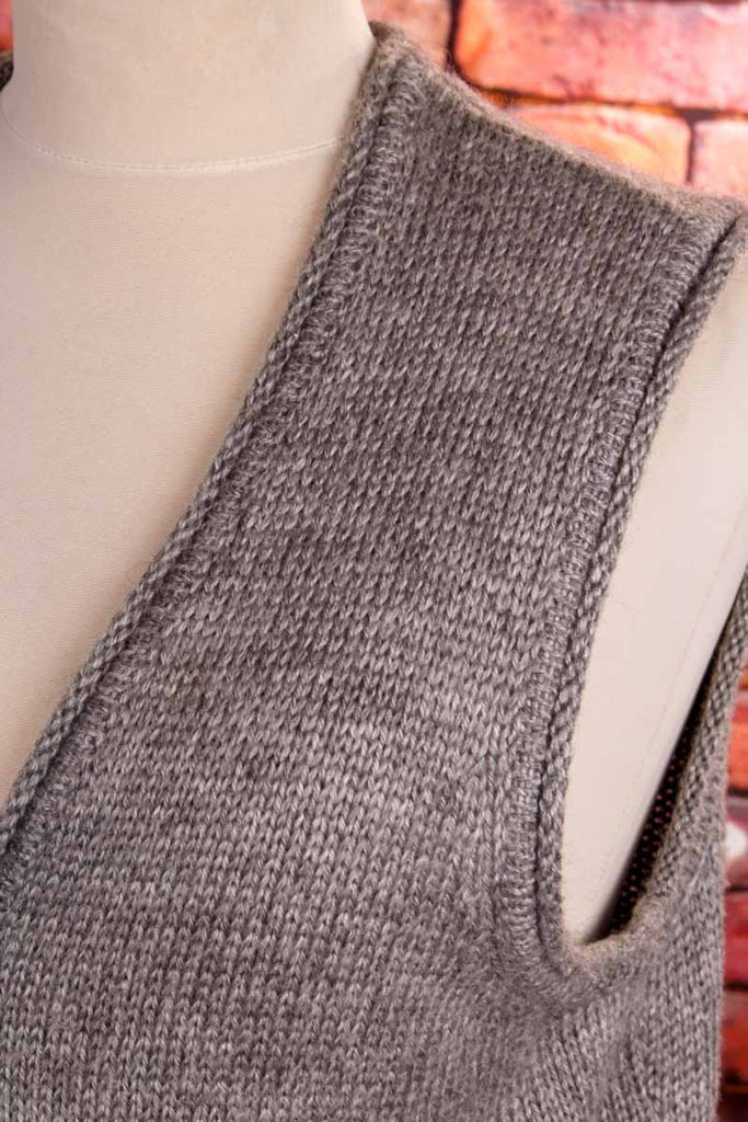 Peter Hahn Alpaka Weste grau