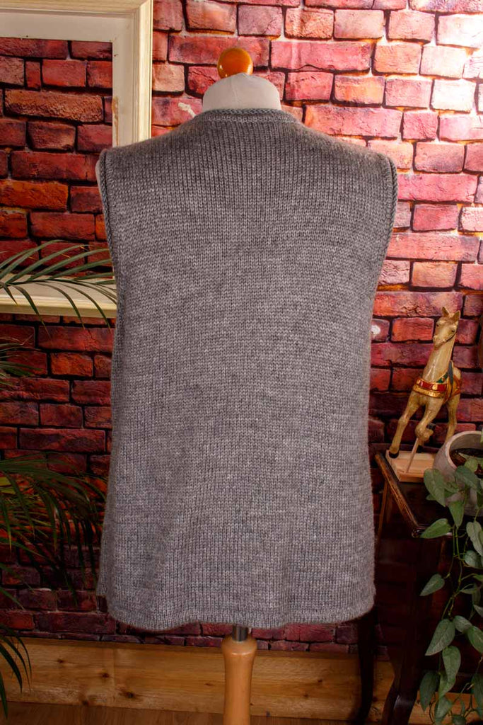 Peter Hahn Alpaka Weste grau