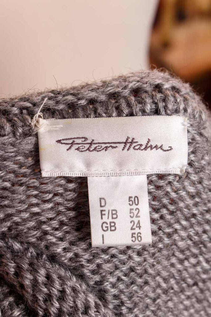 Peter Hahn Alpaka Weste grau