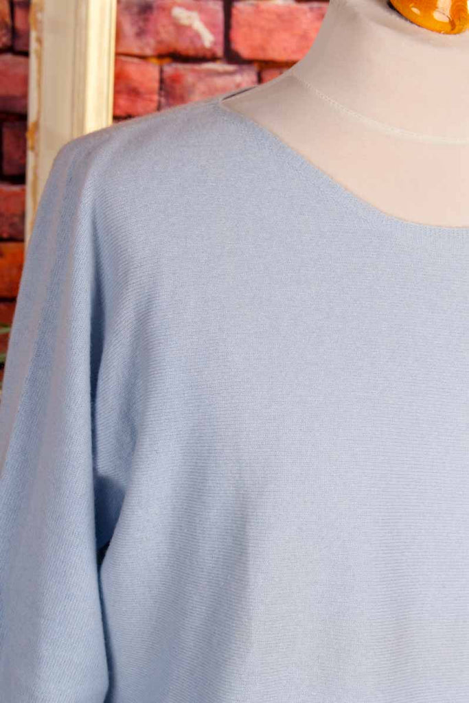 Kaschmir Pulli babyblau