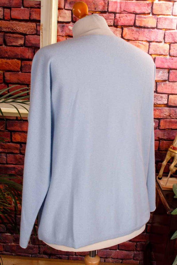 Kaschmir Pulli babyblau