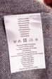 Kaschmir Pulli grau Rollsaum
