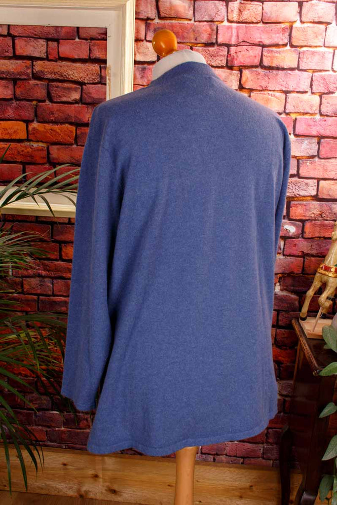 Kaschmir Pulli graublau