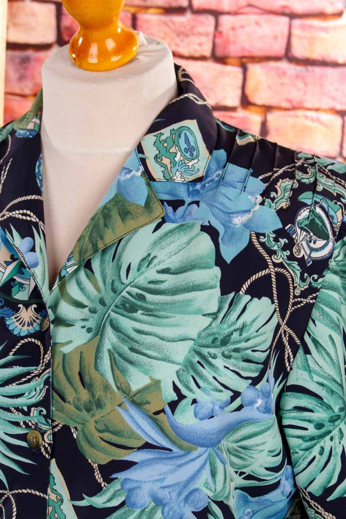 Hawaii Hemdbluse blau