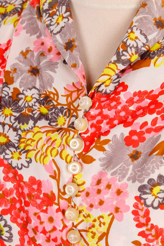 Sommerkleid bunt Blumenmuster