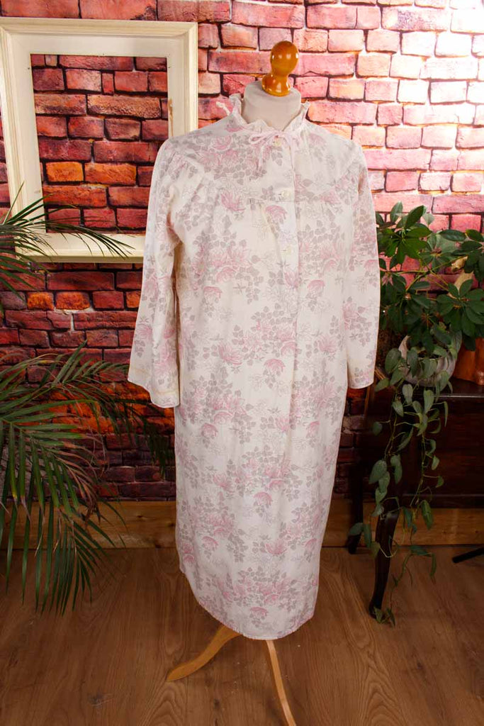 DDR Nachtkleid rosa Blümchen