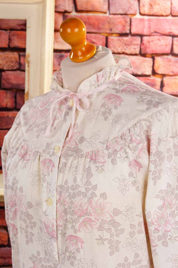 DDR Nachtkleid rosa Blümchen