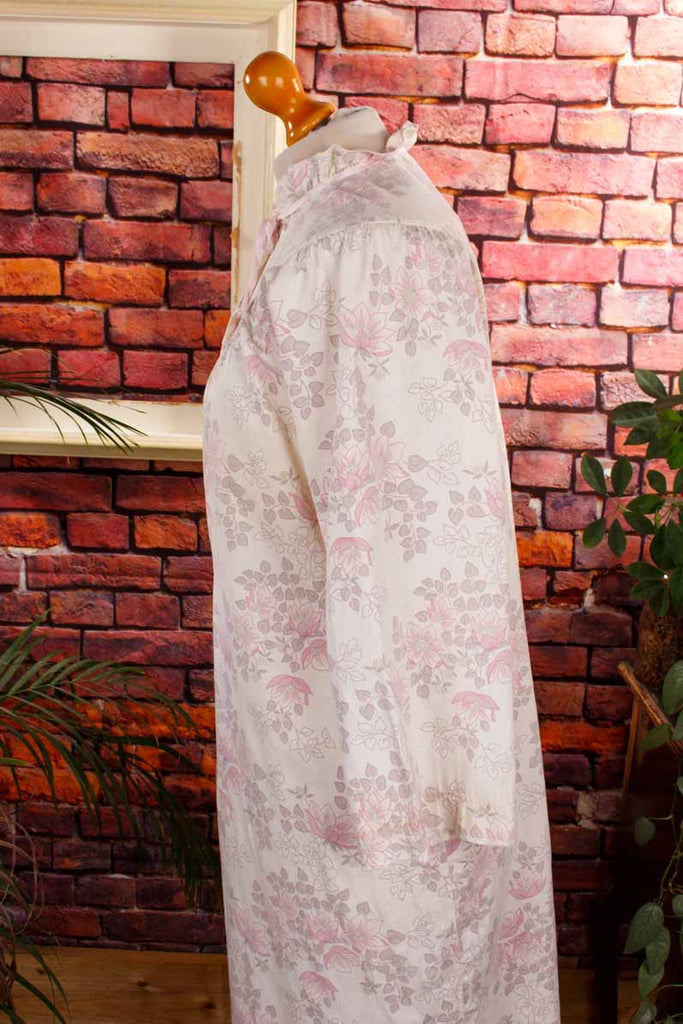 DDR Nachtkleid rosa Blümchen