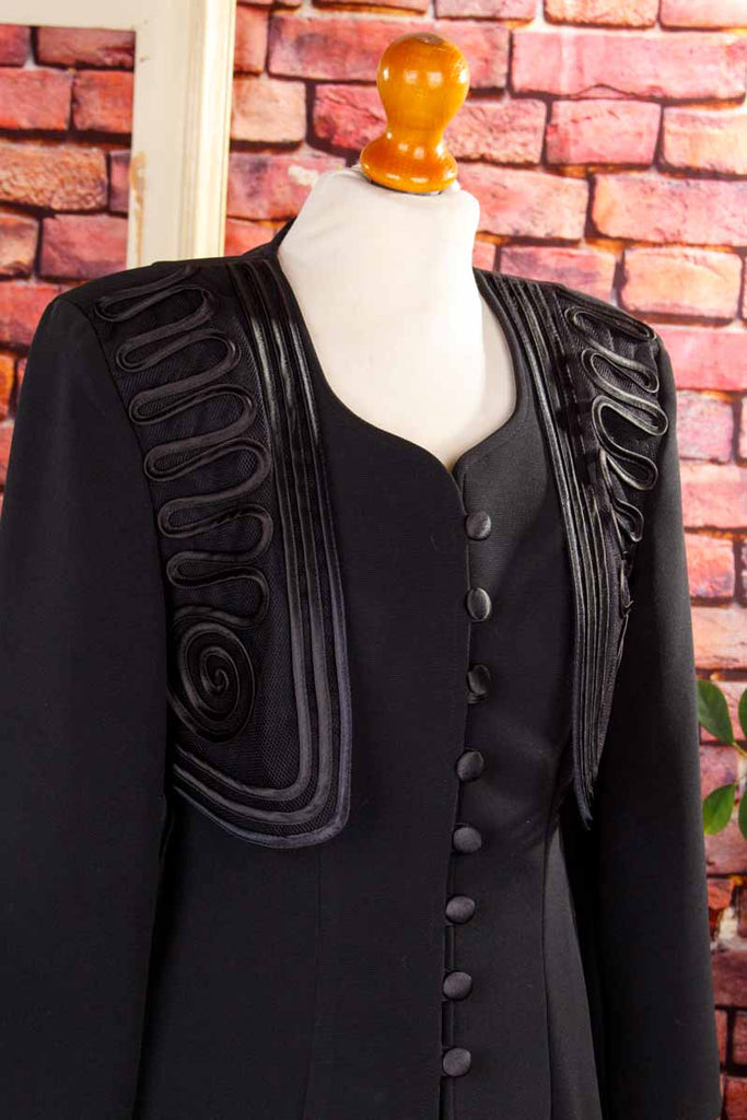 Vintage Kostüm schwarz elegant