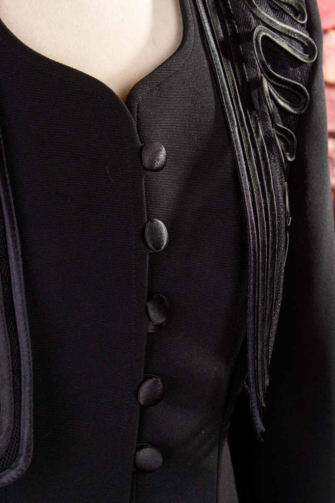 Vintage Kostüm schwarz elegant