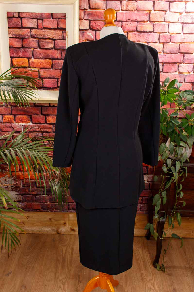 Vintage Kostüm schwarz elegant