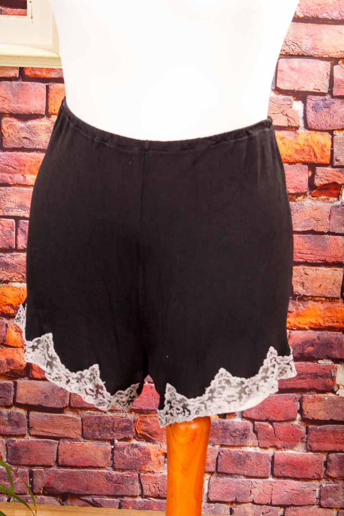 Unterhose schwarz Charmeuse