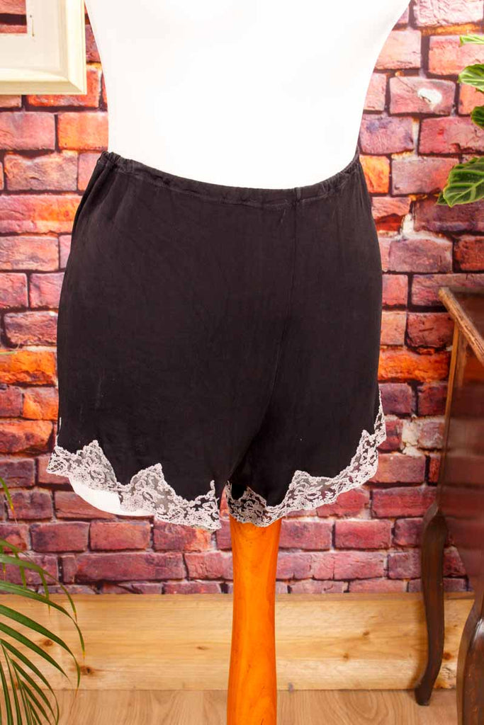 Unterhose schwarz Charmeuse