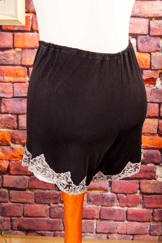 Unterhose schwarz Charmeuse