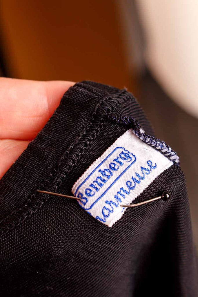 Unterhose schwarz Charmeuse