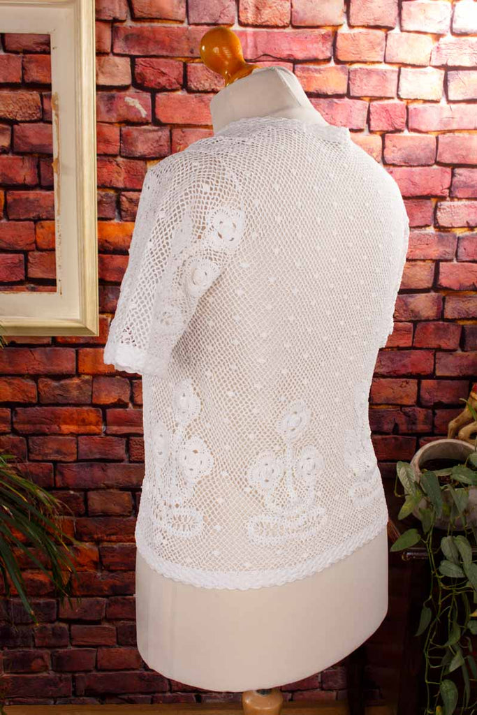 Spitzen Jäckchen weiß