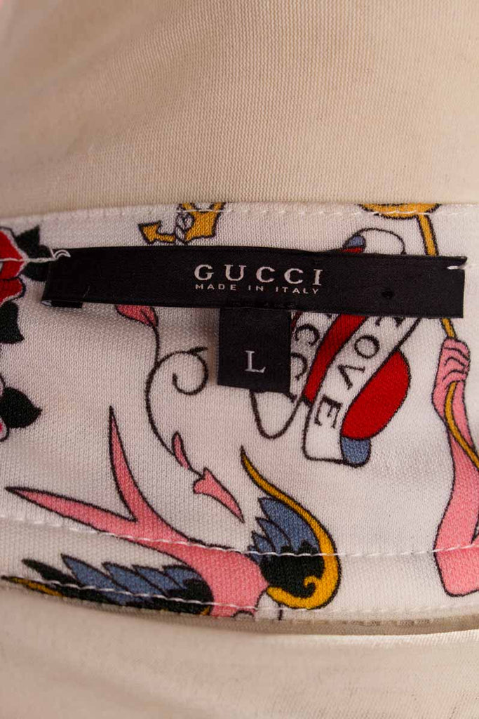GUCCI Sommerkleid White Tattoo
