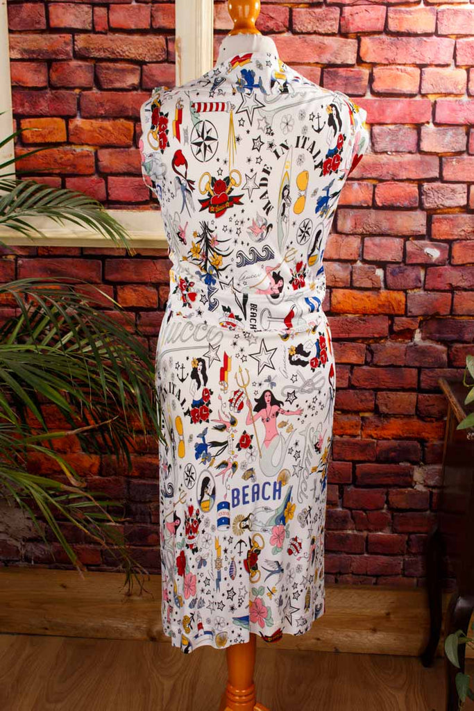 GUCCI Sommerkleid White Tattoo