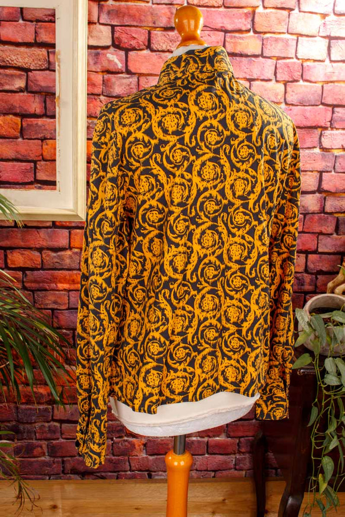 Vintage VERSACE CLASSIC Bluse gold