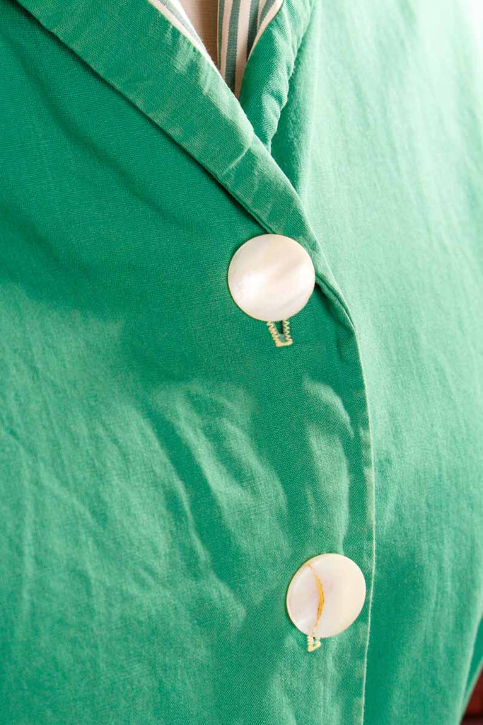 50s Top grün Streifen