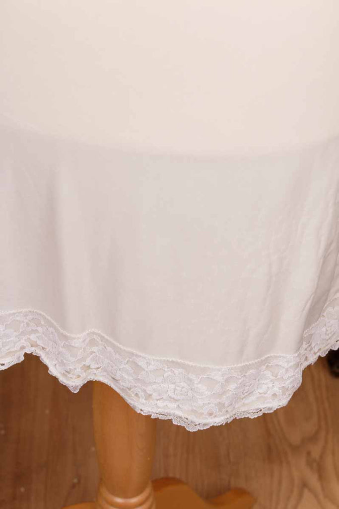 70s Unterkleid vanillegelb