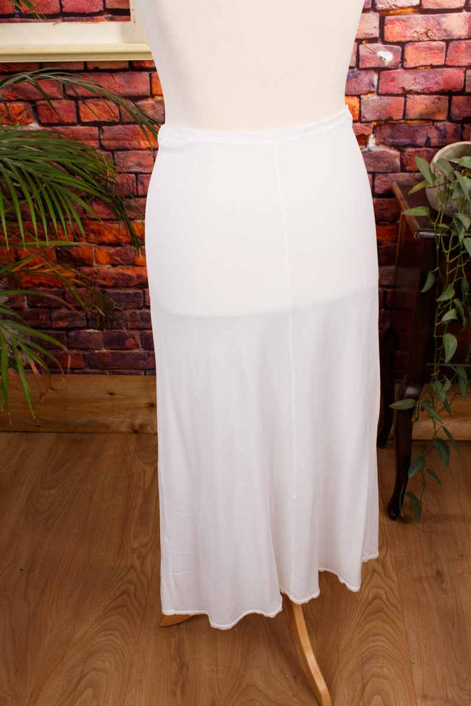 Vintage Unterrock lang weiß