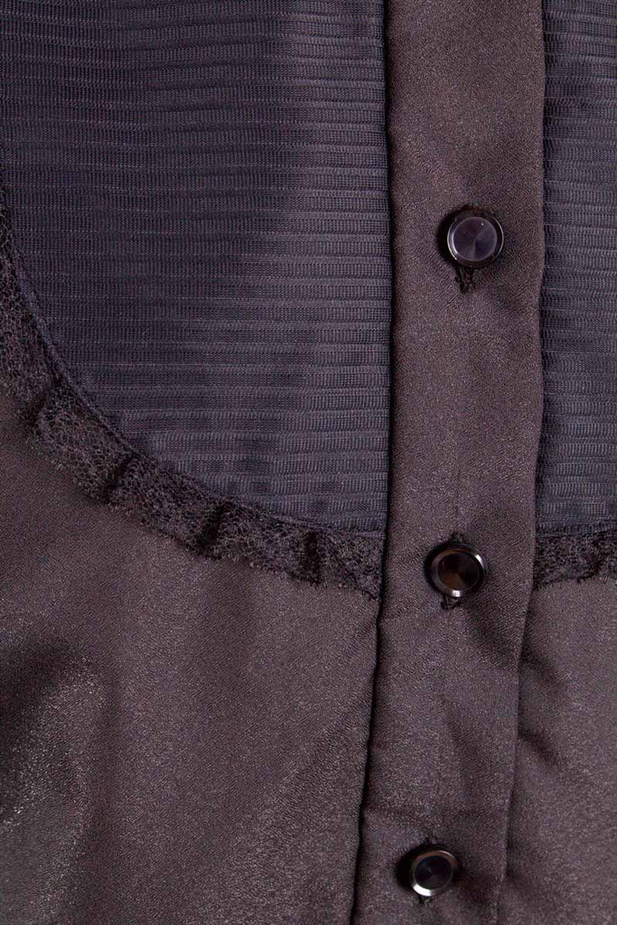 Rockabella Bluse schwarz Gothic