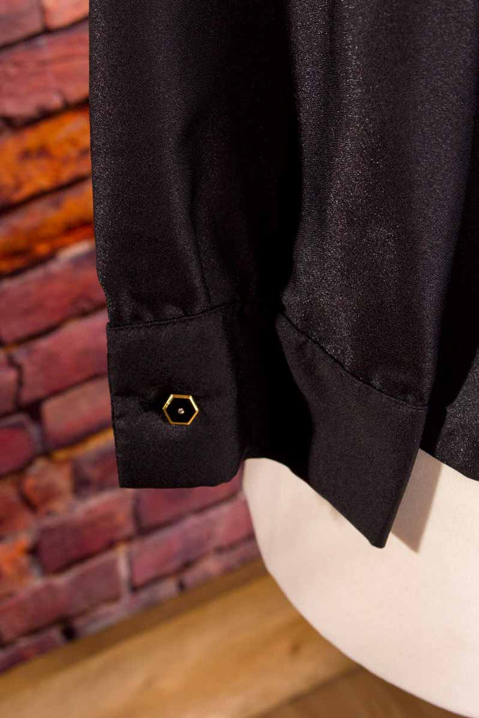 Rockabella Bluse schwarz Gothic