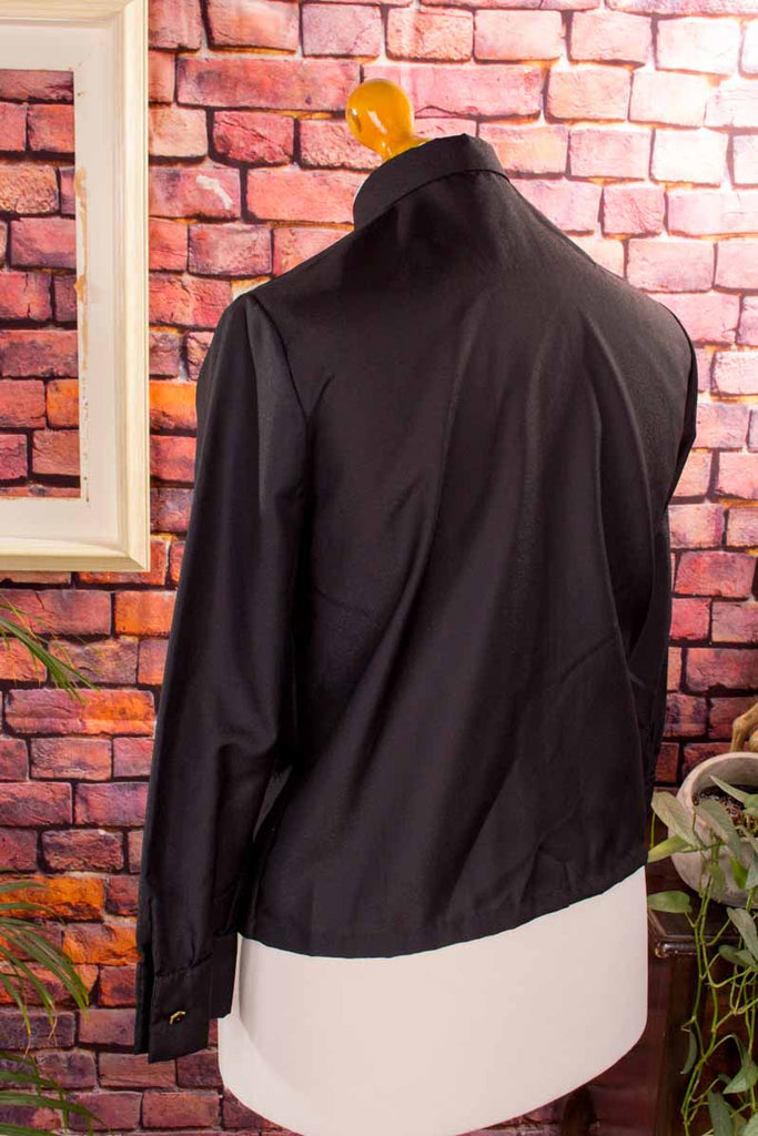 Rockabella Bluse schwarz Gothic