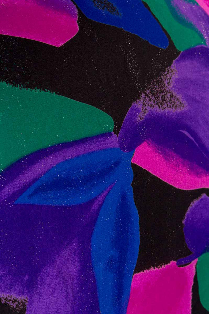 80s Bluse leuchtend bunt