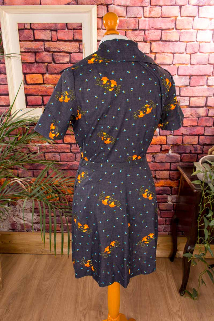 60s Disco Minikleid Megakragen