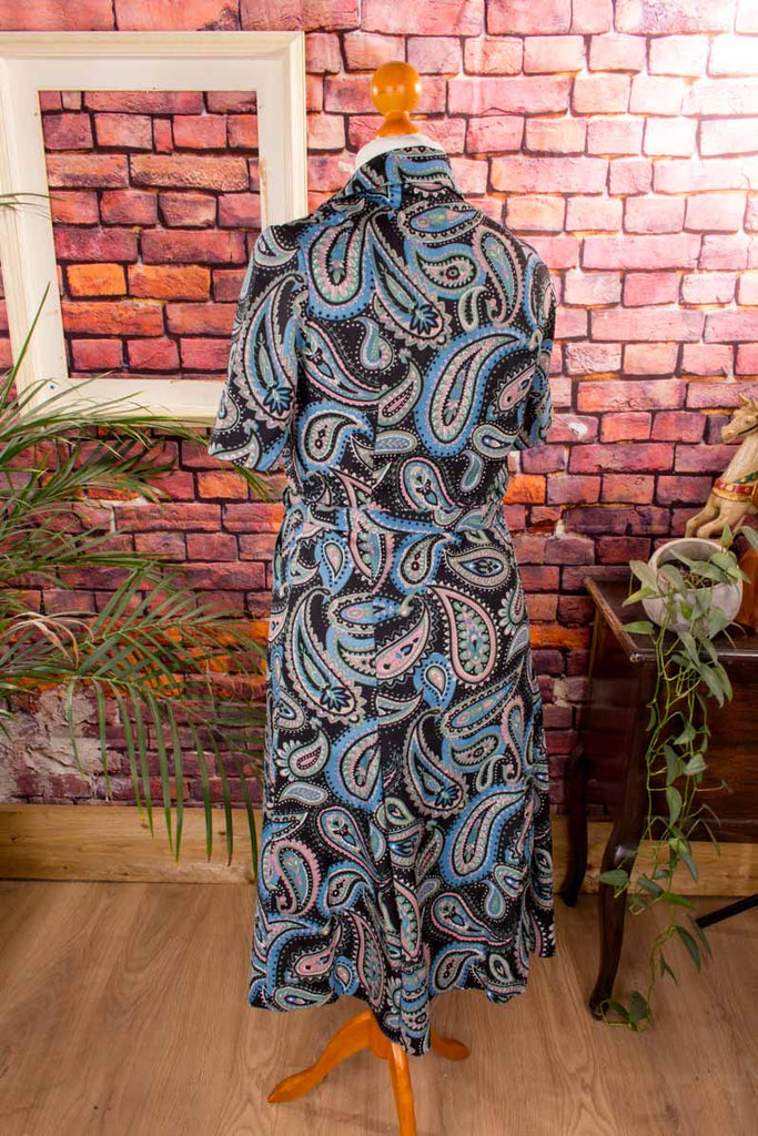 70s Kleid bunt Paisley