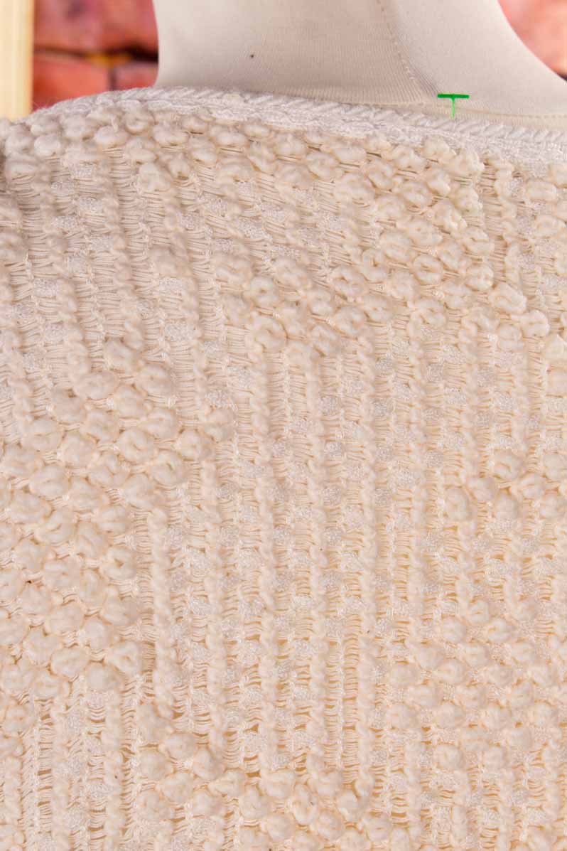 Boho Pulli weiß Patchwork