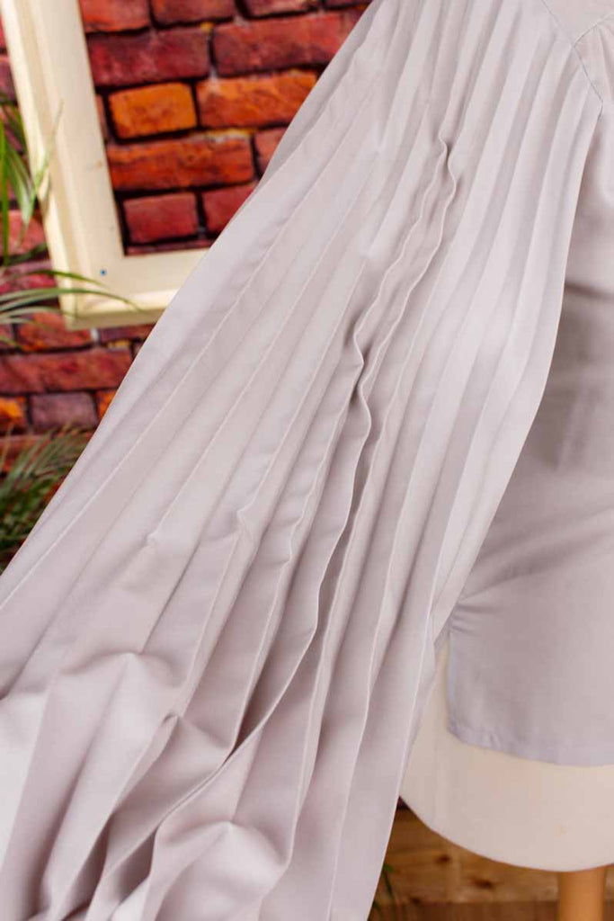 70s Disco Bluse Plissee Ärmel