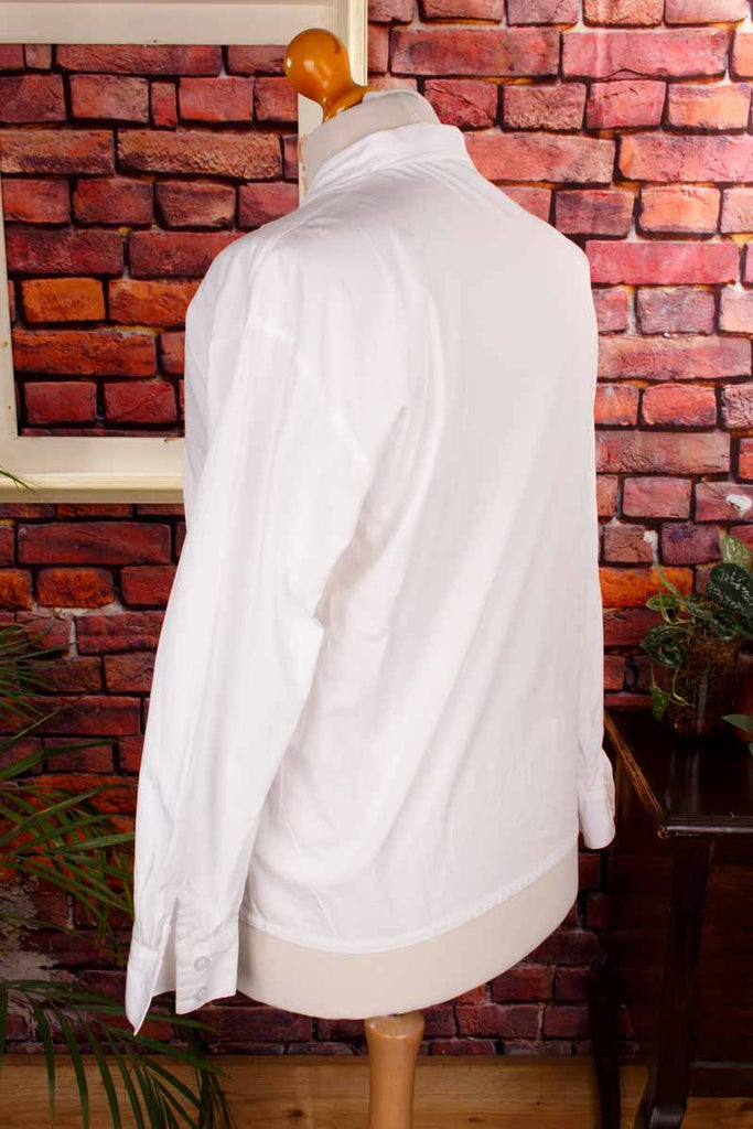 Blusenjacke weiß bestickt