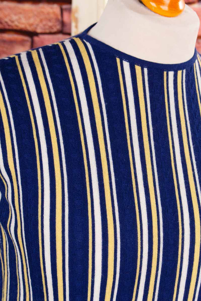 60s Strick Top Streifen