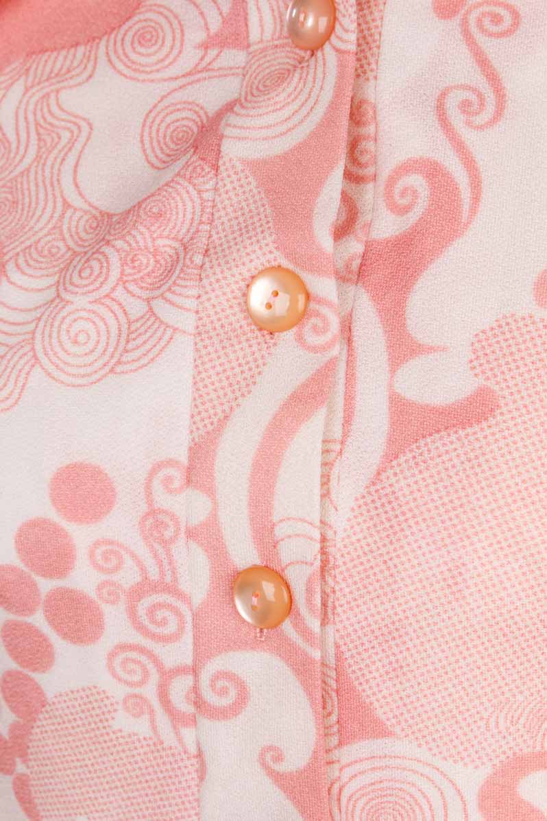 psychedelic 60s Disco Kleid rosa
