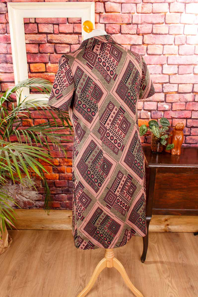 70s Disco Kleid gold Brokat