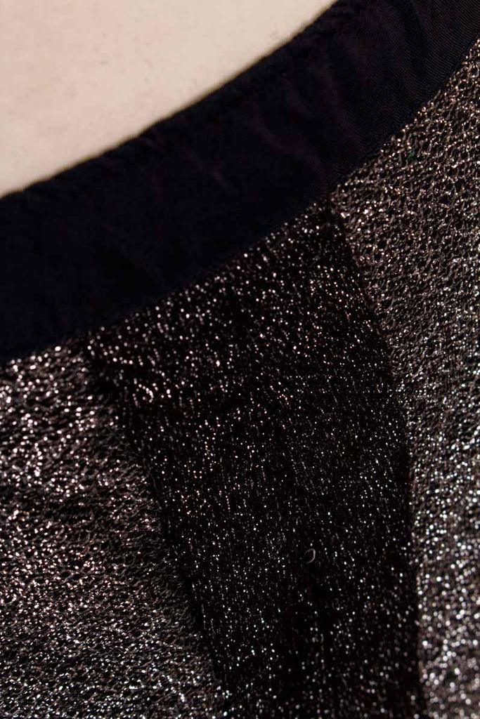 70s Glitzerrock silber