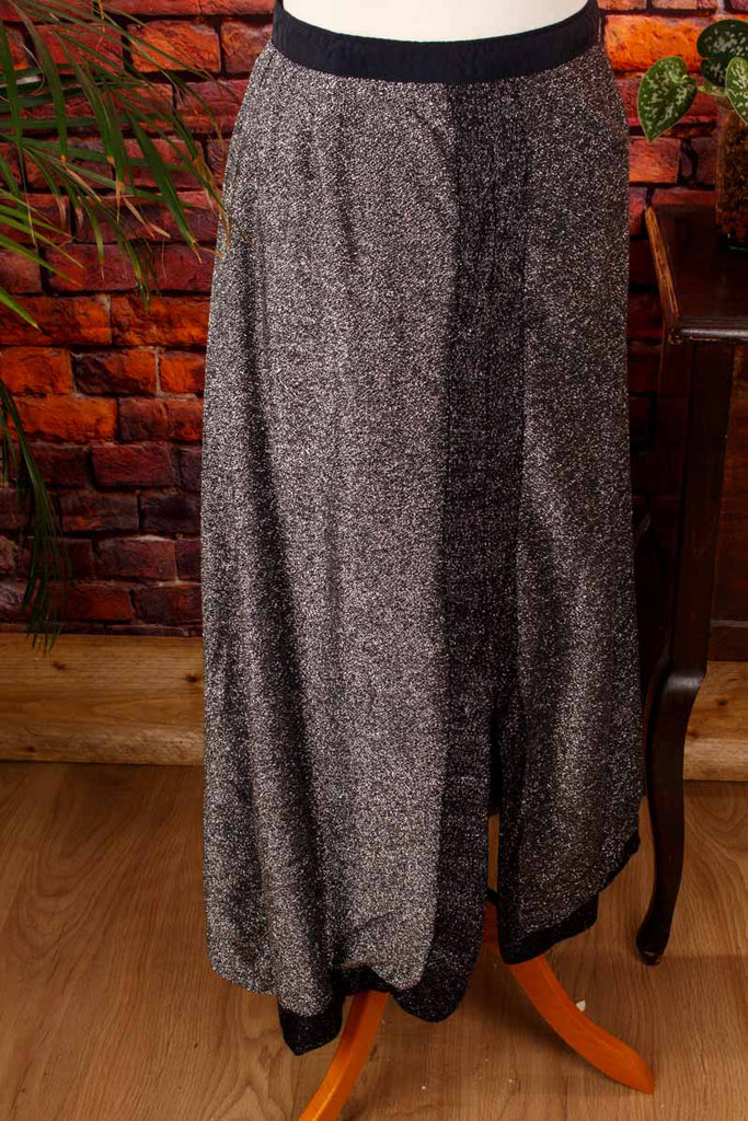 70s Glitzerrock silber