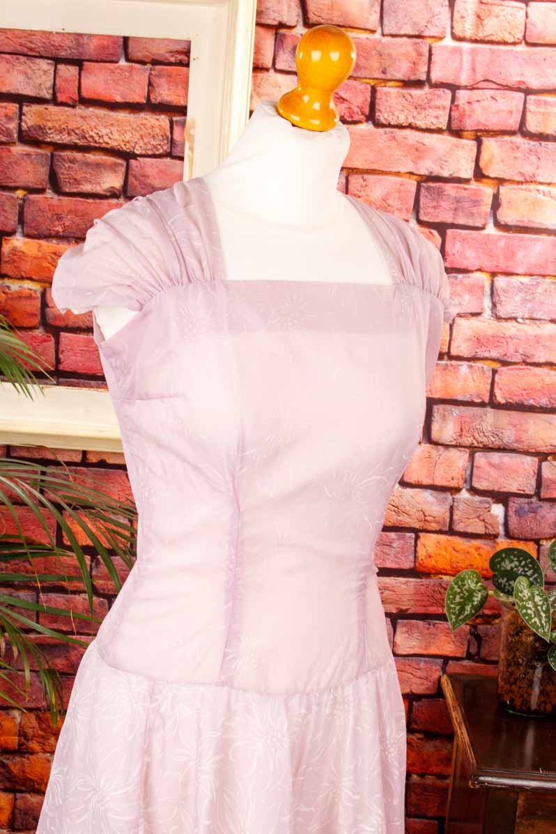 50s Sommerkleid rosa