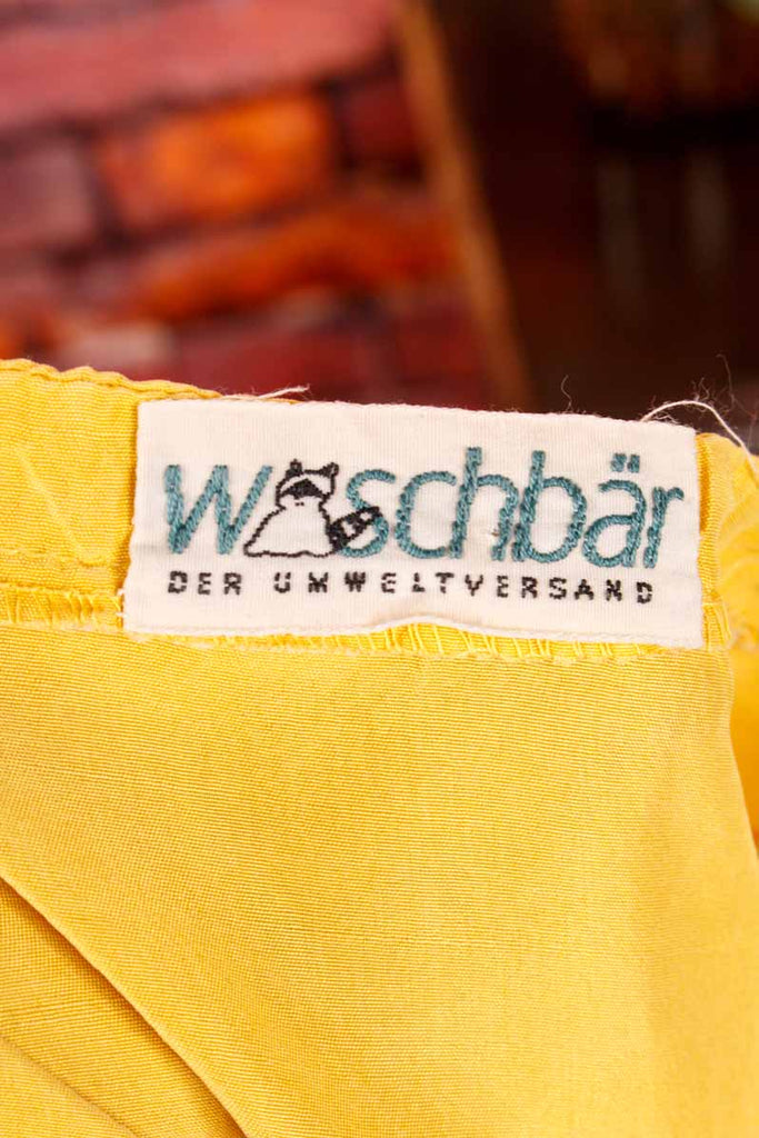 Boho Seidenkleid orange