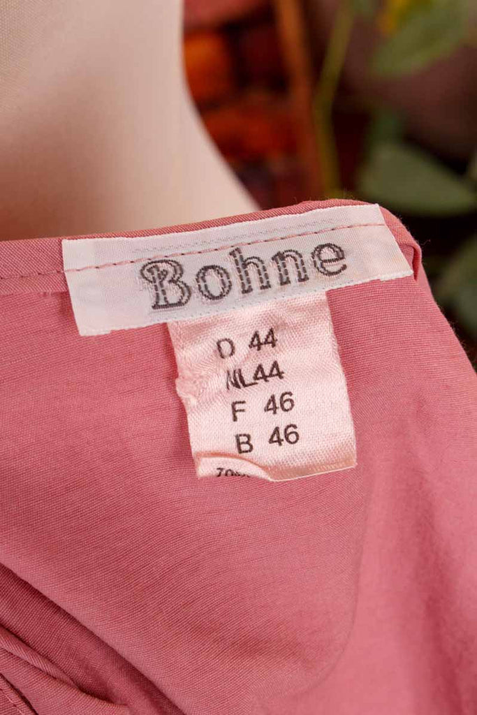 Viskosebluse rosé kragenlos