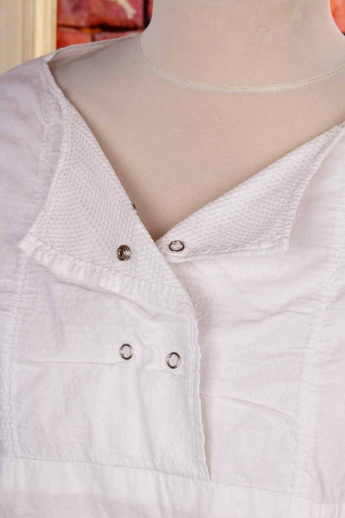 80er Jahre Top weiß